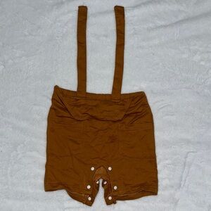 Tan Tailored Casual Shorts with Belt Loops